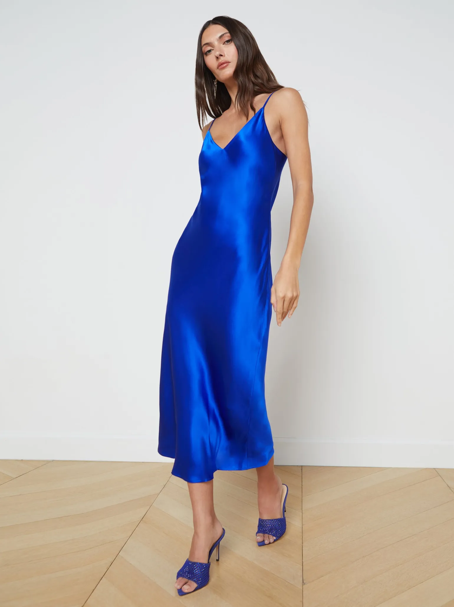 Seridie Silk Slip Dress