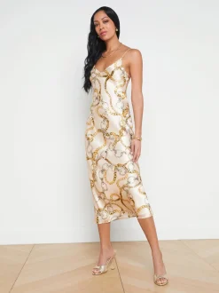 Seridie Silk Slip Dress