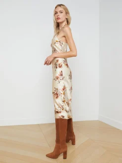 Seridie Silk Slip Dress