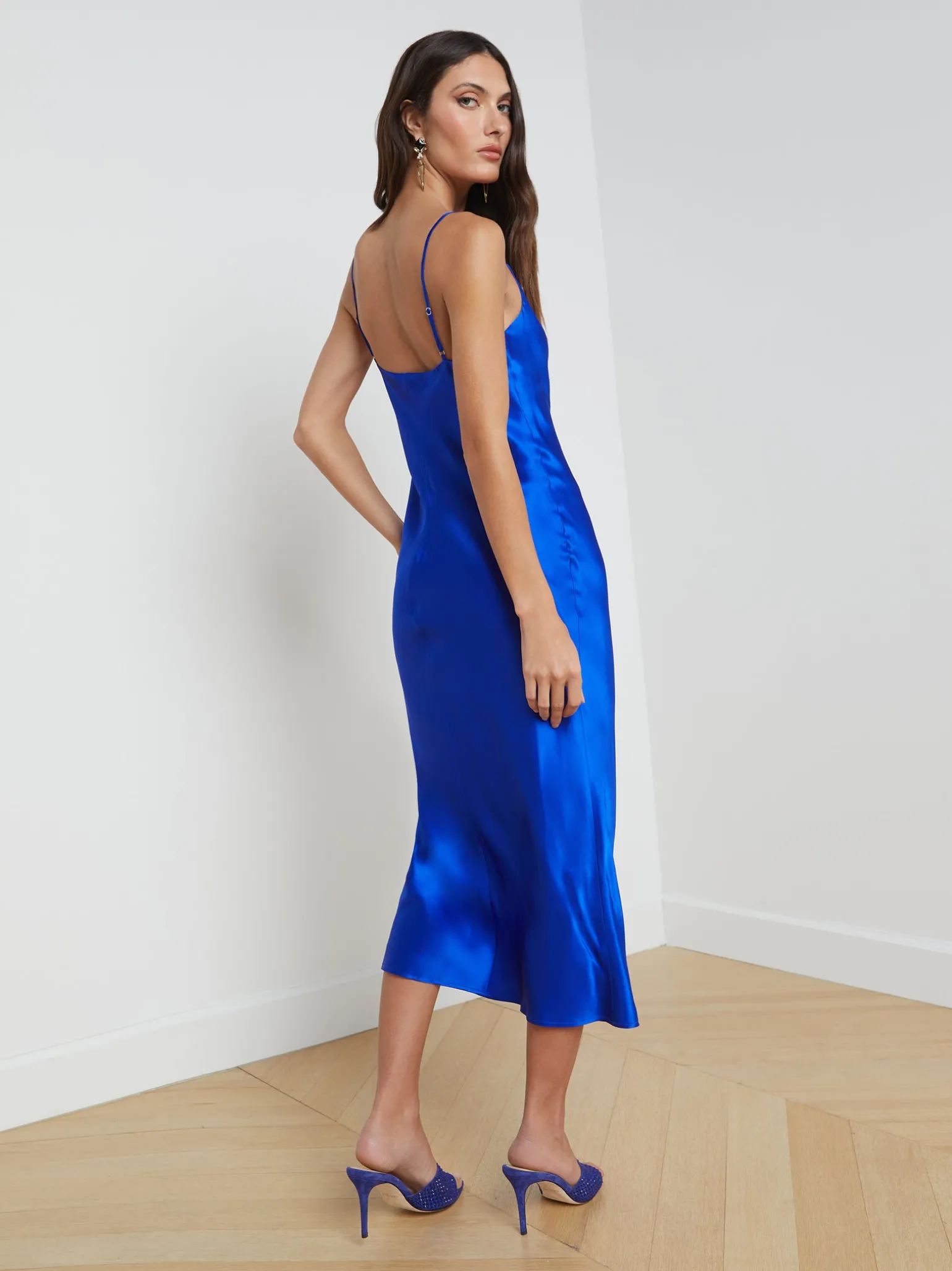 Seridie Silk Slip Dress