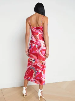 Seridie Silk Slip Dress