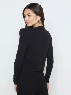 Sky Cuff Detail Crewneck