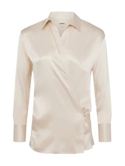 Sora Silk Wrap Blouse