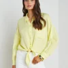 Talitha Linen-Blend Blouse
