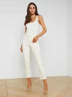 Tati Cropped Micro Boot Jean