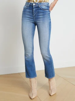 Tati Cropped Micro Boot Jean
