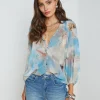 Teagan Puff-Sleeve Blouse