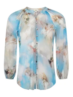 Teagan Puff-Sleeve Blouse