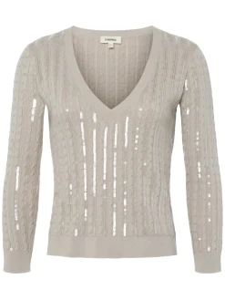 Trinity Sequin Stripe Sweater