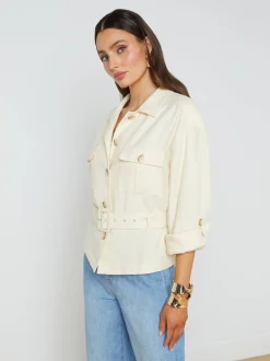 Voyage Linen-Blend Safari Jacket