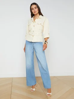 Voyage Linen-Blend Safari Jacket