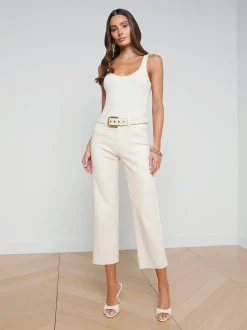 Wanda Coated Wide-Leg Jean