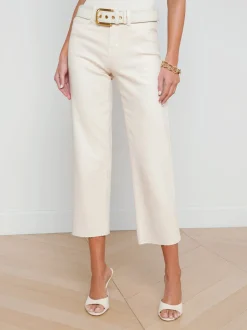 Wanda Coated Wide-Leg Jean